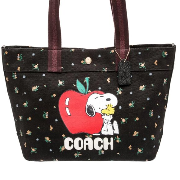 Coach Handbags - Coach X Peanuts Tote With Snoopy and Woodstock